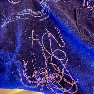 Brooklyn Industries sz L octopus sea life graphic tank top